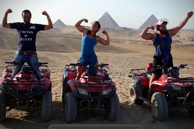 1 Hour ATV at Giza Pyramids from Cairo - Khufu, Khafre, and Menkaure from the sand