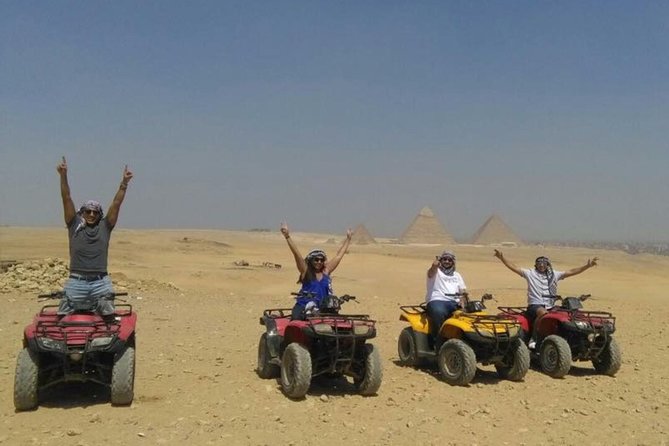 1 Hour ATV at Giza Pyramids from Cairo - Giza Plateau: the setting, not a full pyramid tour