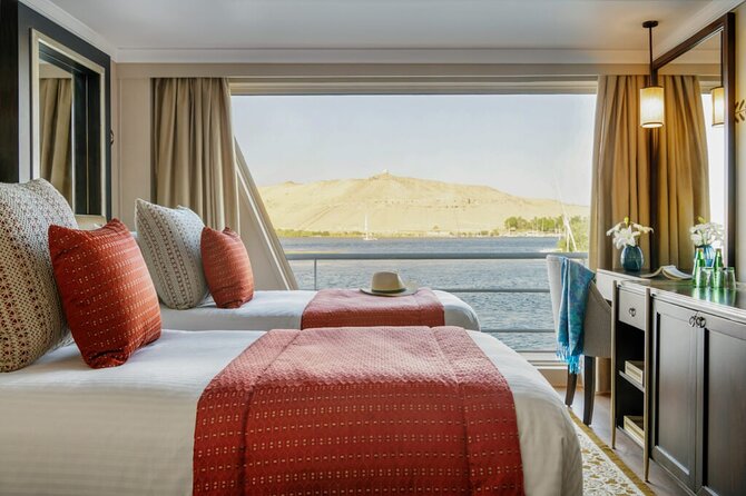 3-Nights Cruise From Aswan To Luxor, Hot Air Balloon,Abu Simbel - Day three at Edfu and the moving Nile view