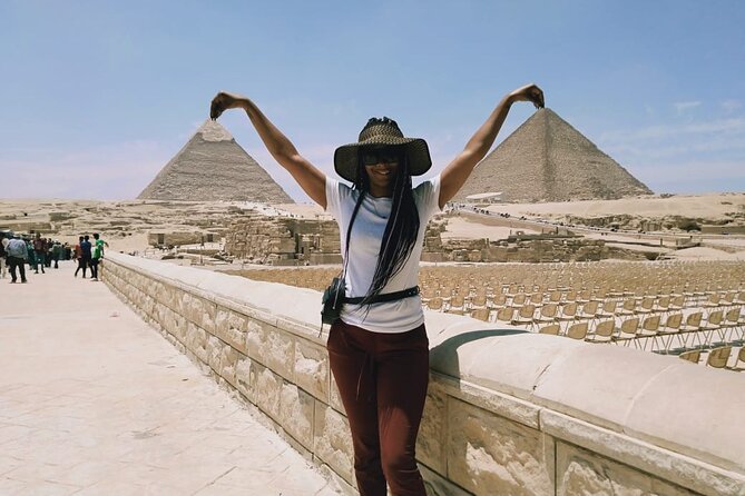 4Hours Private Pyramid with lunch&camel ride through Ancient Giza - Arriving at Cheops, Chephren, and Mykrenes