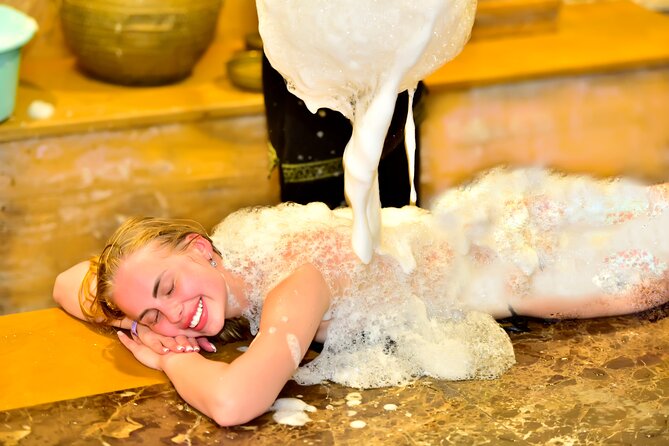 Aladino Hammam Program - Warm water, gentle massage, and the extra oil option