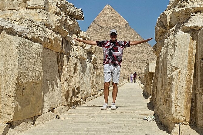 All-in-One Giza Pyramids from inside, Sphinx & Camel ride & Lunch - Khufu and the first look at the Great Pyramid