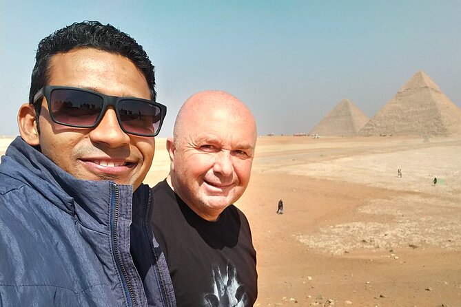 All Inclusive to Giza Pyramids, Saqqara, Memphis, lunch, Tickets - Entering the Great Pyramid at Giza