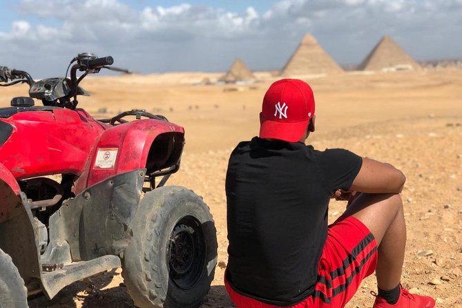 All inclusive Tour Giza Pyramids Sphinx Quadbike Camels Lunch - The pyramids of Giza, from Cheops to Menkaure