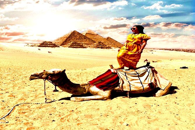 All inclusive Tour to Giza pyramids,Sphinx,inside pyramid,Camel - Seeing all three pyramids at close range