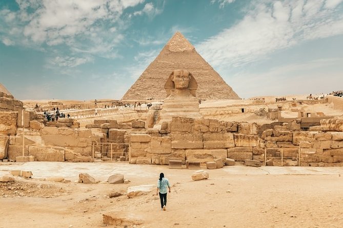 All inclusive Tour to the Giza Pyramids, Sphinx and Camel ride - The Great Sphinx and the Valley Temple