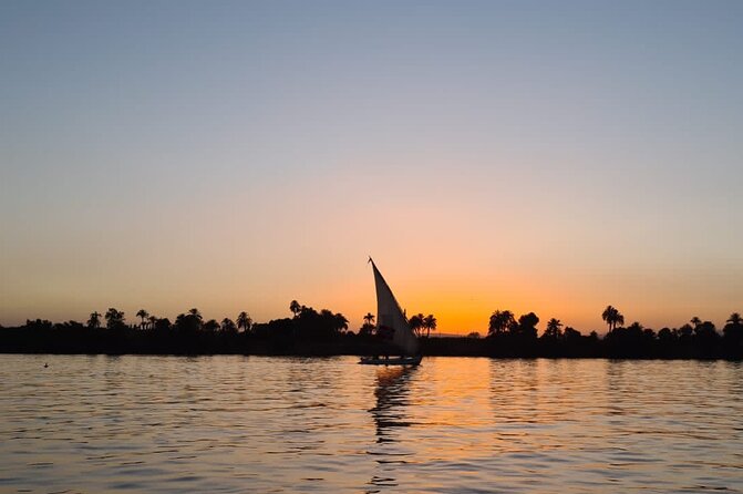 Amazing Sunset sailing by Felucca in Luxor -2 Hours (Private) - Tea, photos, and the feel aboard the felucca