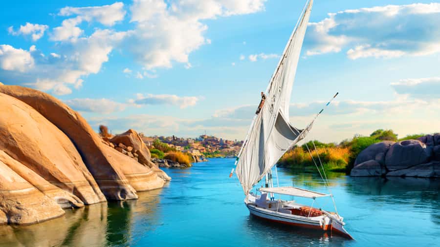 Aswan Private Felucca Ride: Sail Around Elephantine Island. - A calm hour on Aswan’s Nile