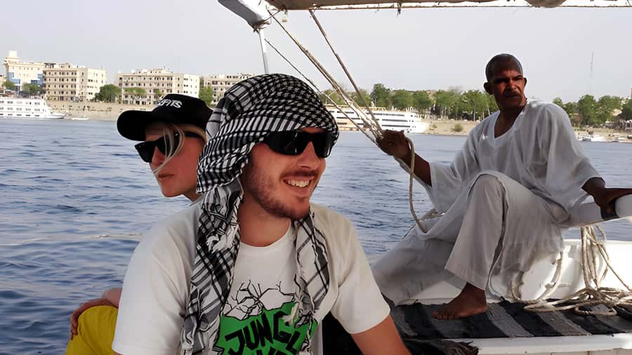 Aswan Private Felucca Ride: Sail Around Elephantine Island. - Sailing around Elephantine Island