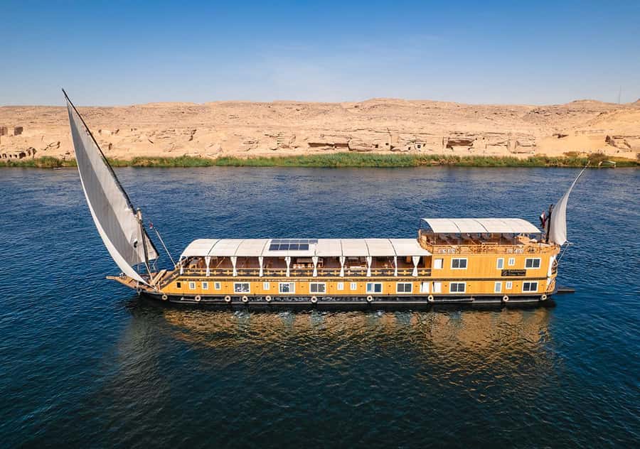Aswan to Luxor: 4-Day Luxury Dahabiya Nile Cruise Adventure - Day 1: Philae Temple and your first night aboard