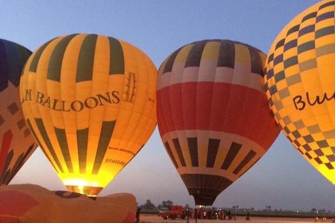Balloon Ride Luxor Egypt - Hatshepsut Temple from the air