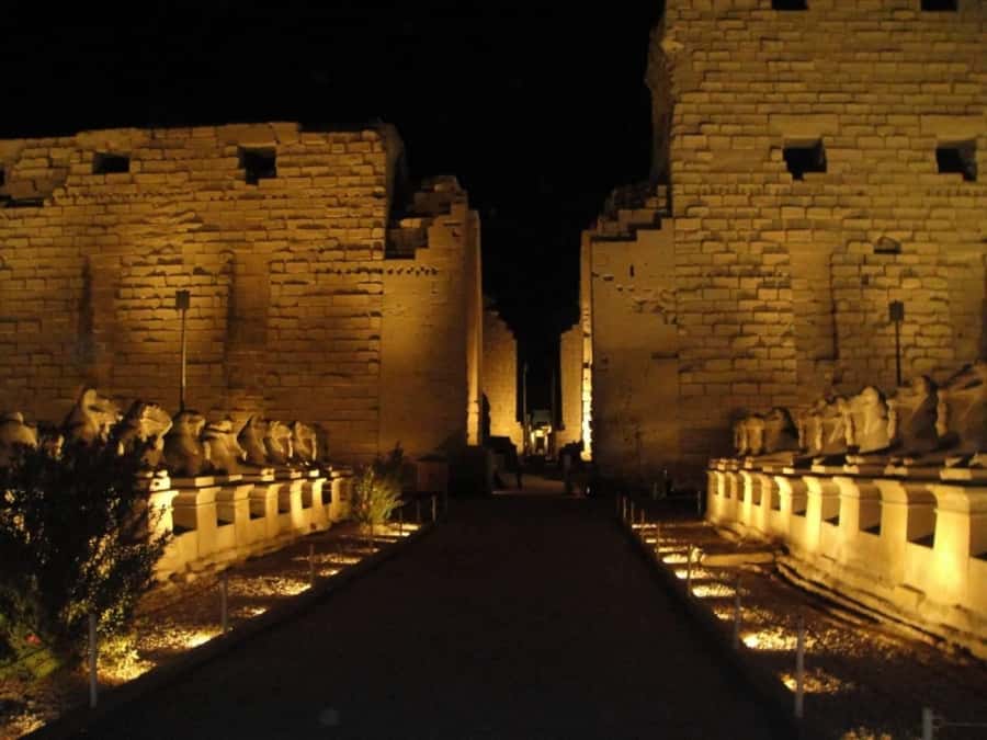 Book online Sound and Light Show at Karnk Temple in Luxor - The two-hour plan, from Luxor pickup to return
