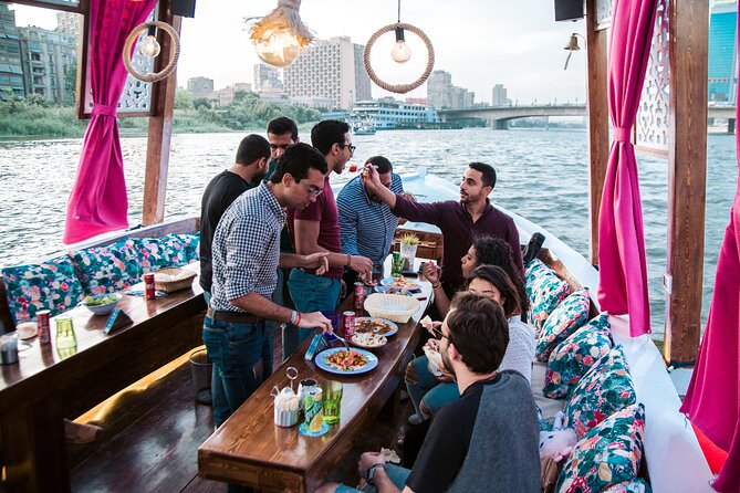 Cafelluca, private 5 star Felucca, 2 hours nile ride with drinks - Choosing breakfast, lunch, or dinner on the Nile
