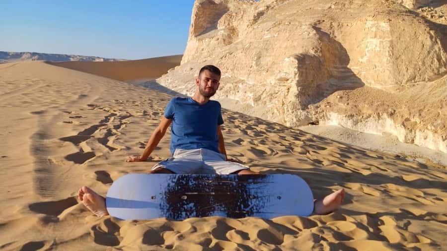 Cairo: 2-Day Bahariya & White Desert Private Camp Adventure - Old White Desert formations look like another planet