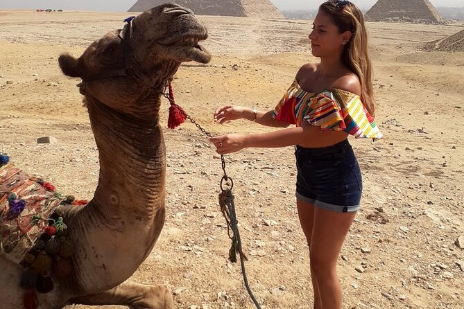Cairo 8 Hour Private Tour of Pyramids, Egyptian Museum and Bazaar - Giza Pyramids and the Sphinx in Three Hours