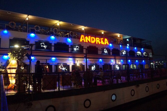 Cairo Dinner Cruise on the Nile River with Pickup And Drop off - Boarding the Nile after dark