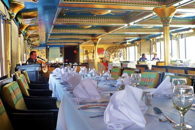 Cairo dinner Cruise with Belly dancer show - Setting sail after dark on the Nile
