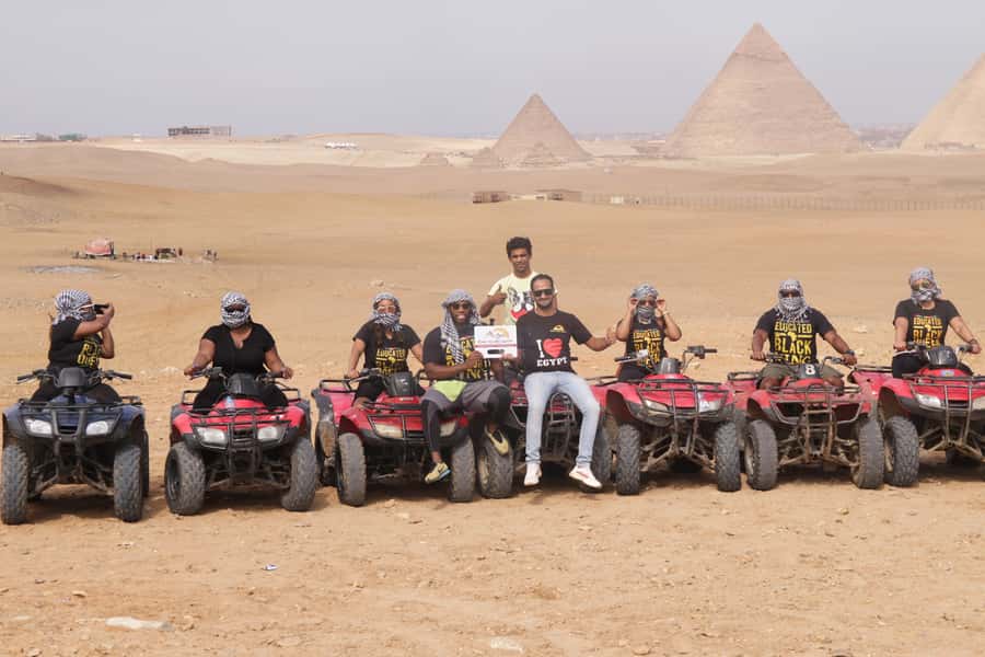 Cairo: Giza Pyramids Tour with Quad Bike Safari & Camel Ride - Shopping stops and the perfume issue