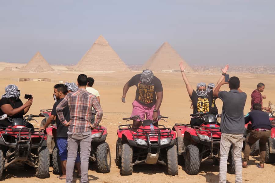 Cairo: Giza Pyramids Tour with Quad Bike Safari & Camel Ride - What the $100 price includes