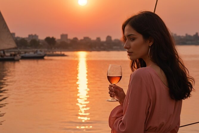 Cairo/Giza: Sunset Dinner Cruise on the Nile River Tour with Show - A sunset start on the Nile