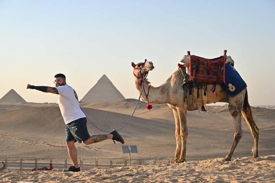 Cairo: Grand Egyptian Museum, Pyramids, Sphinx Tour & Lunch - The Giza Plateau and camel ride