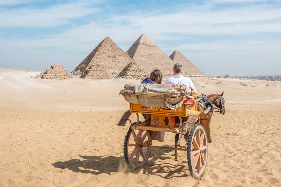 Cairo: Half Day Pyramids Tour by Camel or Horse Carriage - The Great Sphinx is more than a quick photo stop