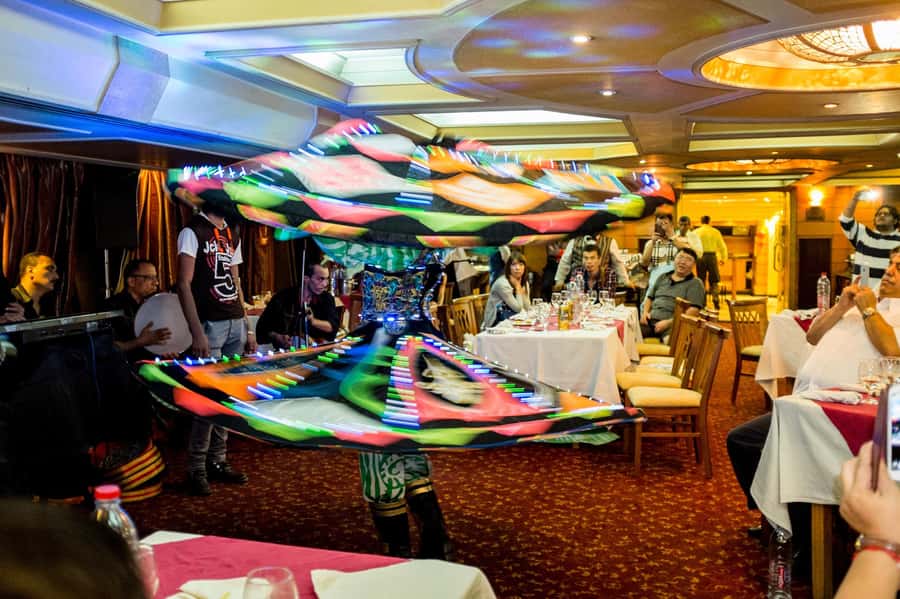 Cairo: Nile Sunset Dinner Cruise, Show & Optional Transfer - The open buffet: the strongest part for many diners