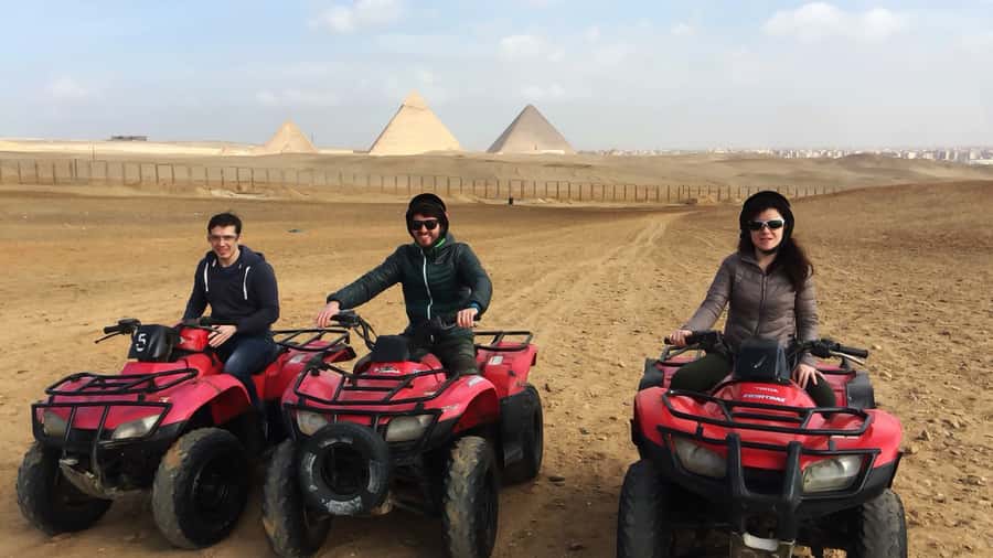Cairo: Private Quad Bike Desert Tour with Pyramids & Sunset - Why the pyramids look different from a quad bike