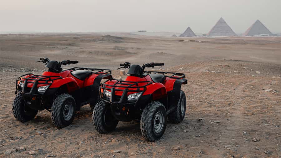Cairo: Private Quad Bike Desert Tour with Pyramids & Sunset - The guide can make or break the outing