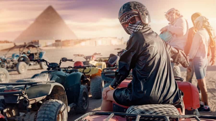Cairo: Private Quad Bike Desert Tour with Pyramids & Sunset - Who should book this experience?