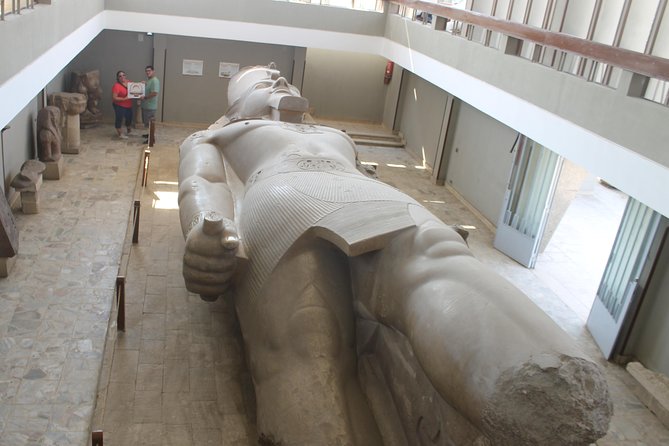 Cairo: Pyramids, Memphis, Sakkara & Dahshur Luxury Adventure - Memphis and the statue of Ramses II