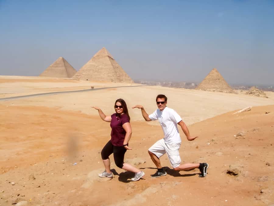 Cairo: Pyramids, Sakkara & Memphis Tour with Lunch - Giza Pyramids and the Sphinx: the grand opening