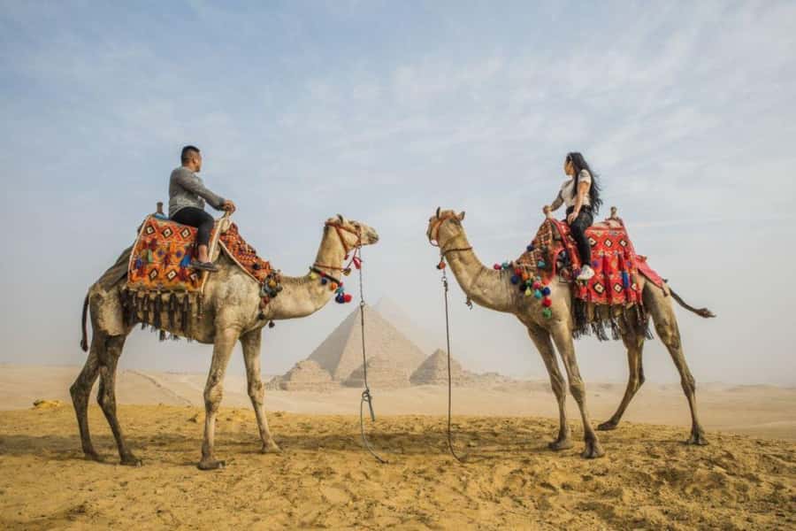 Cairo: Pyramids, Sphinx, and Camel Ride, with ATV Option - The shopping circuit: papyrus, oils, cotton, and carpets