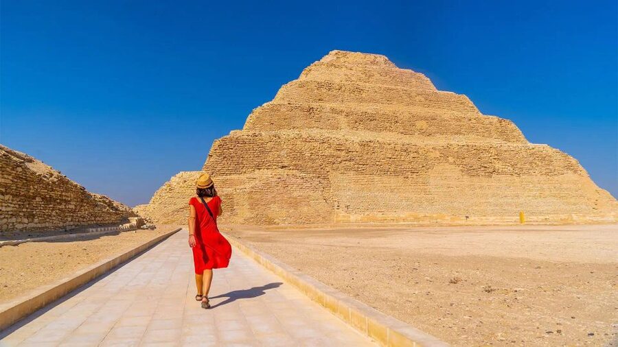 Cairo: Trip Pyramids, Sakkara, & Memphis Tour with Lunch - Papyrus, perfume, and shopping stops