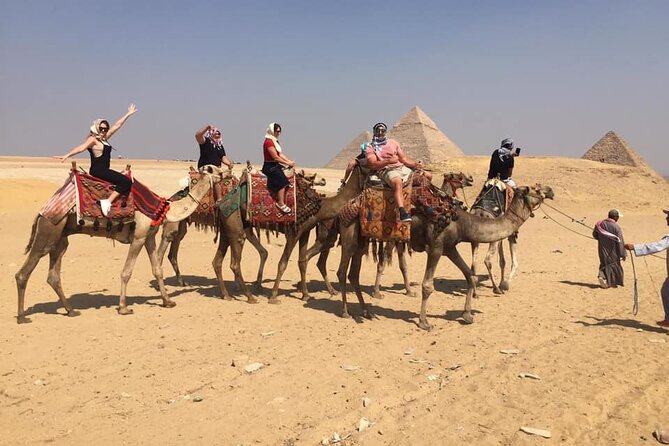 Camel Ride around Giza Pyramids Sunset or Sunrise or any time - The Giza starting point is the key detail
