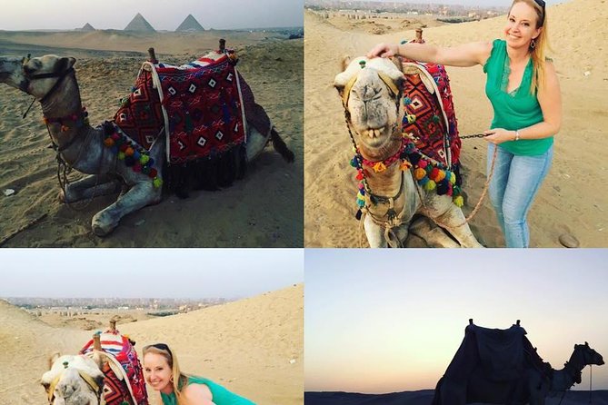 Camel Ride around Giza Pyramids Sunset or Sunrise or any time - Private pickup and the $10 price