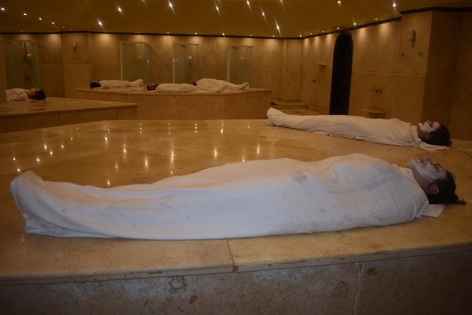 Cleopatra Bath Massage Sauna, Steam, Jacuzzi & Transfer-Hurghada - The heated marble and kese body scrub