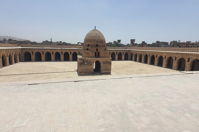 Coptic Cairo, Mosques , sailing on Nile and Bazaar Private Tour with Lunch - Ibn Tulun Mosque and its Cairo view