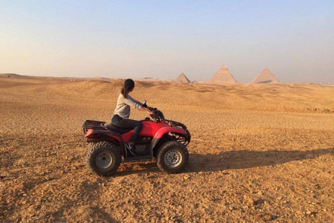 Custom Tour to Giza Pyramids and Desert ATV - Khufu, Khafre, and Menkaure in One Visit