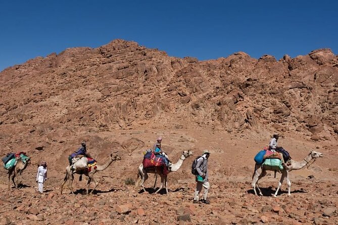 Dahab Blue Hole and Towailat Mountain - Towailat Mountain and Canyon at the end of the day