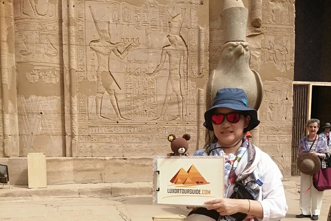 Day Trip to Edfu & Kom Ombo temples from Luxor and drop off in Aswan or Luxor - Edfu Temple and the falcon-headed Horus