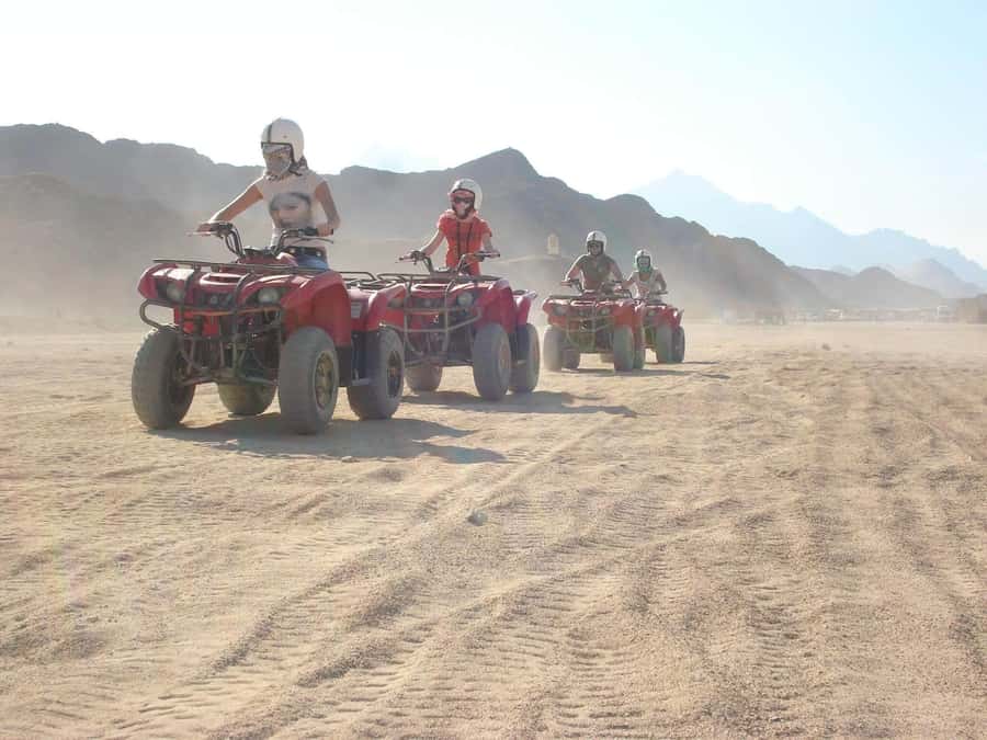Desert Sunset Quad Bike ATV for 50Km, Oriental Show, Dinner, - Key points to know before booking