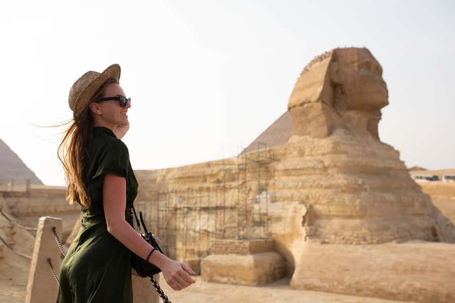 Egypt: Private 5-Day Tour, Nile Cruise, Flights & Balloon - Day 1: Giza pyramids, the Egyptian Museum, and a flight south