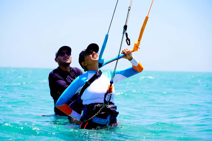 El Gouna: 2-Hour Introduction to Kitesurfing - The water session: controlling the kite