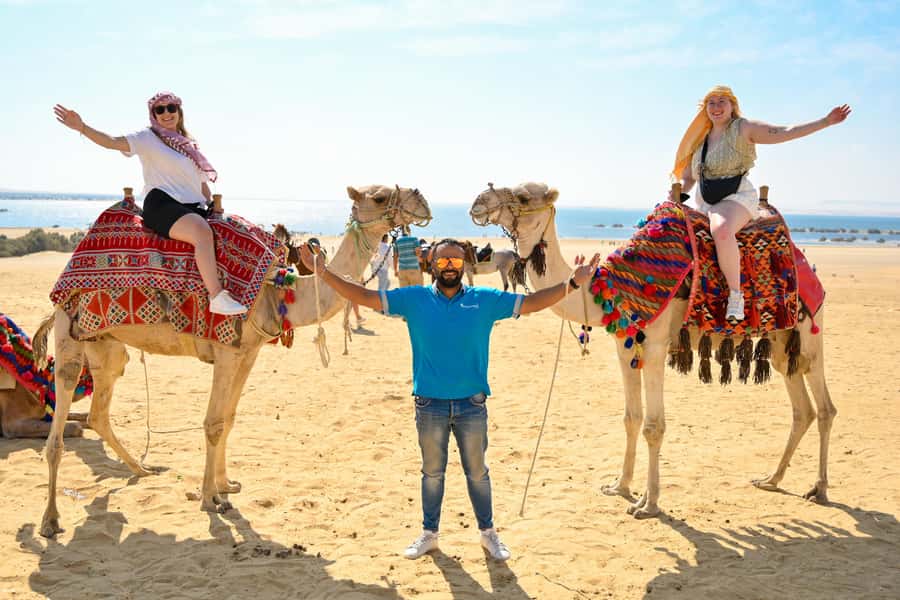From Cairo: Desert Safari, Camel Ride, Magic Lake, & Lunch - Wadi El Rayan: waterfall, dunes, and riding options