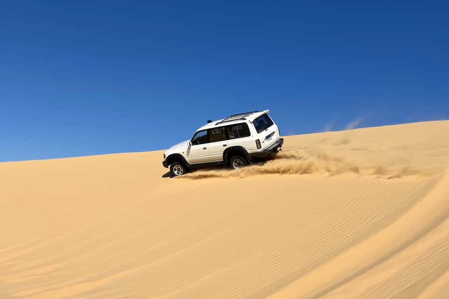 From Cairo: Desert Safari, Camel Ride, Magic Lake, & Lunch - Mudawara Mountain and the best wide-angle view