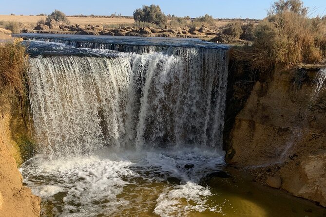 From Cairo: Desert Safari, Waterfalls, Sand boarding and Camel ride with Lunch - Mudawara Mountain views
