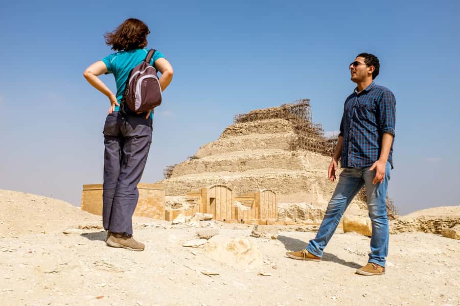 From Cairo/Giza: Pyramids, Memphis, and Sakkara Day Tour - Dahshur shows the experiments behind the famous pyramids