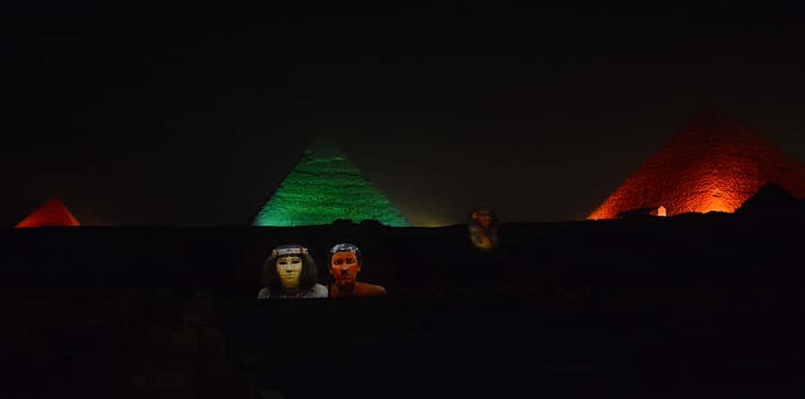 From Cairo: Giza Pyramids Tour with Light Show and Transfer - Seeing Giza after sunset