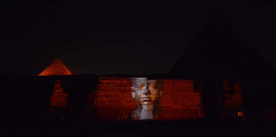 From Cairo: Giza Pyramids Tour with Light Show and Transfer - What the two-hour outing looks like